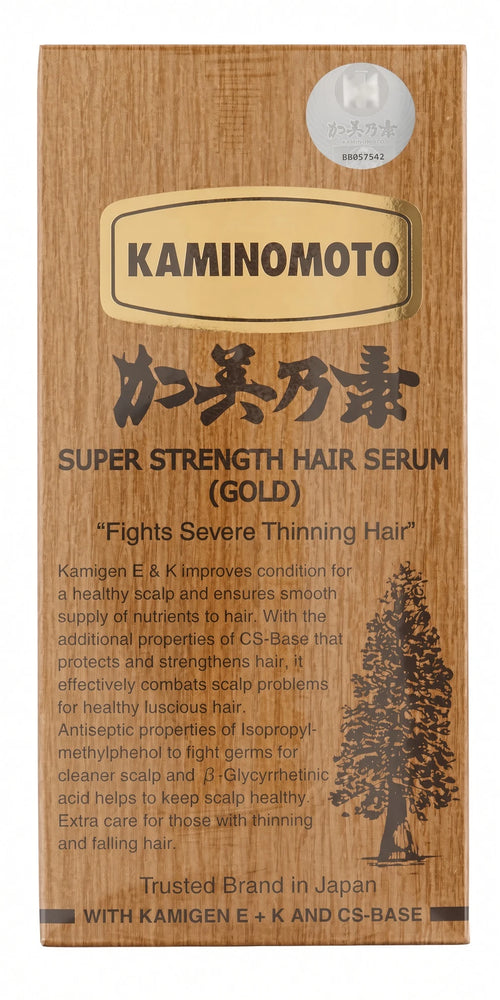 Kaminomoto Super Strength Hair Tonic Serum Gold